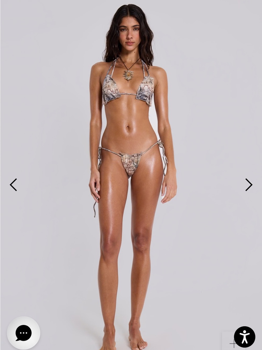 Jaded London Zaria Ruched Micro Bikini top & bottom (size uk 10) - Picture 5 of 5